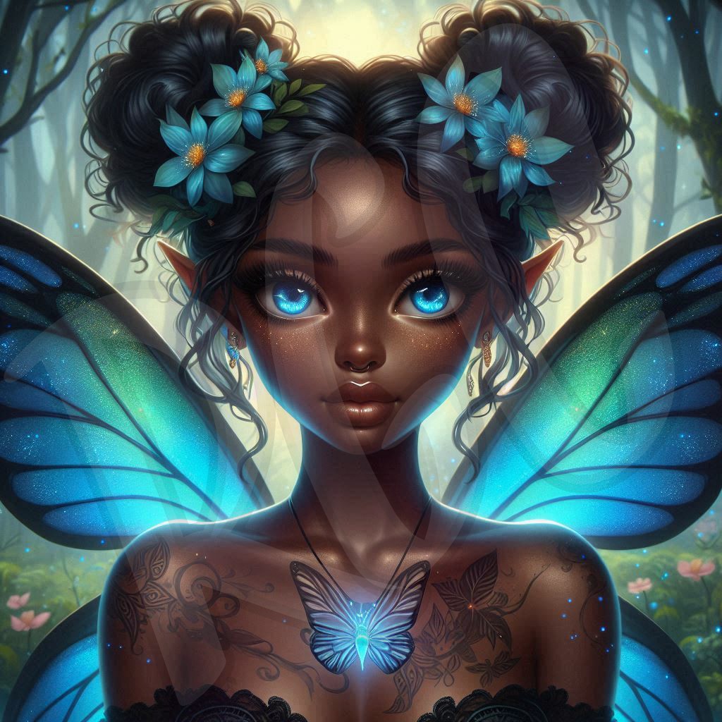 Glowing wings
