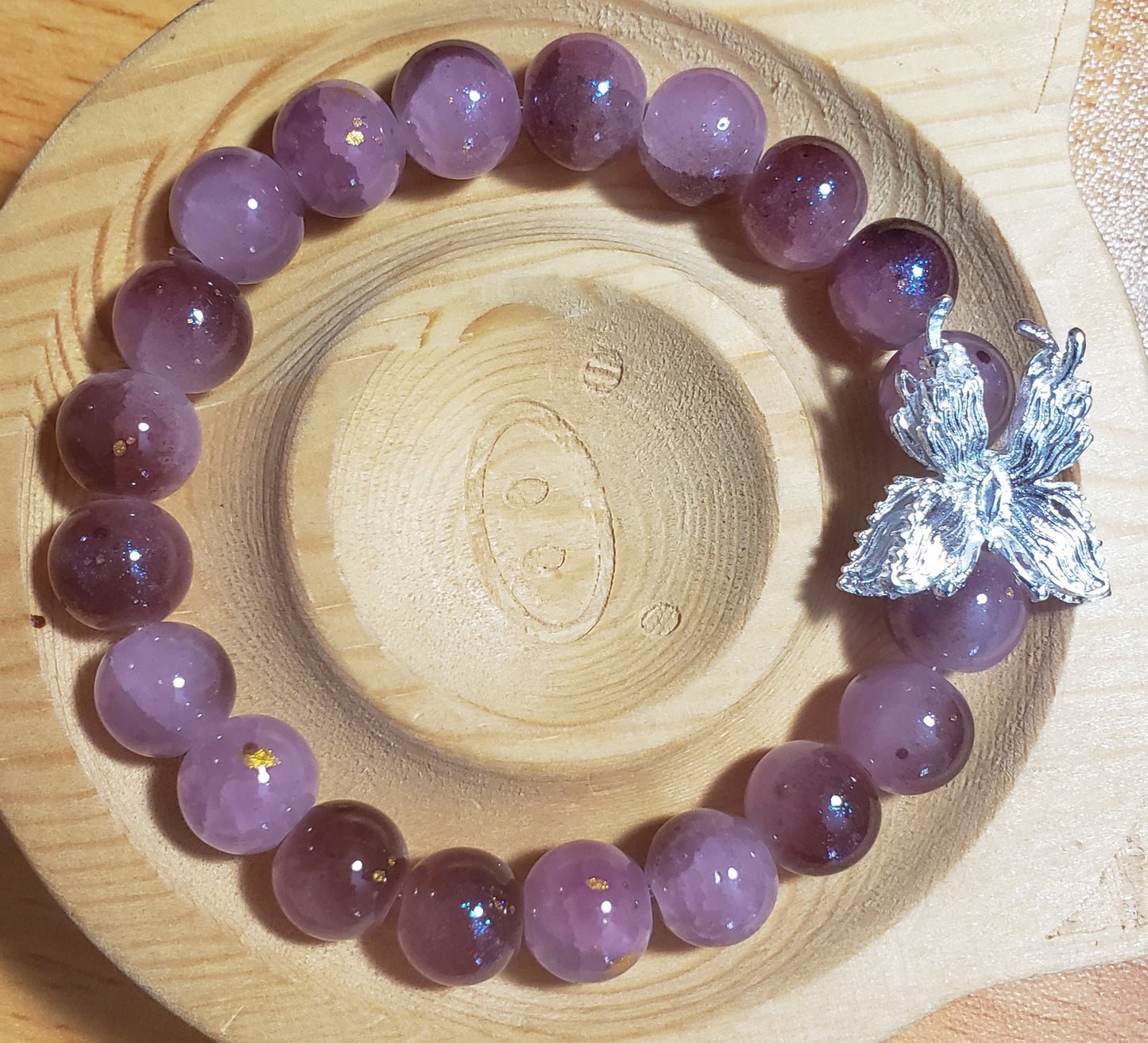 Maroon bracelet