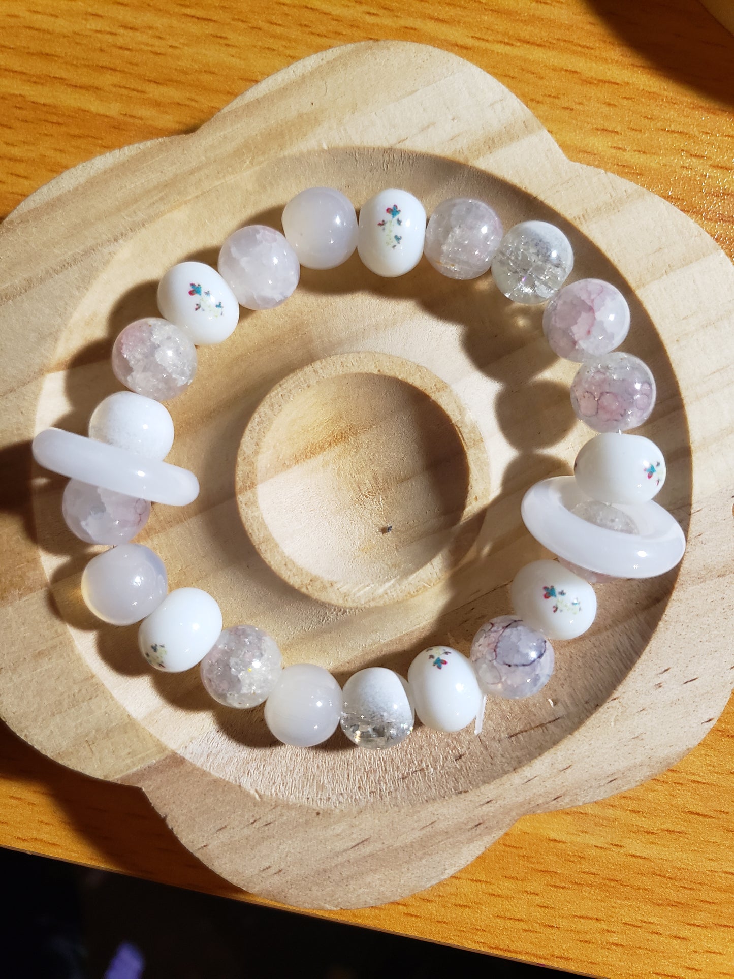 White bracelet