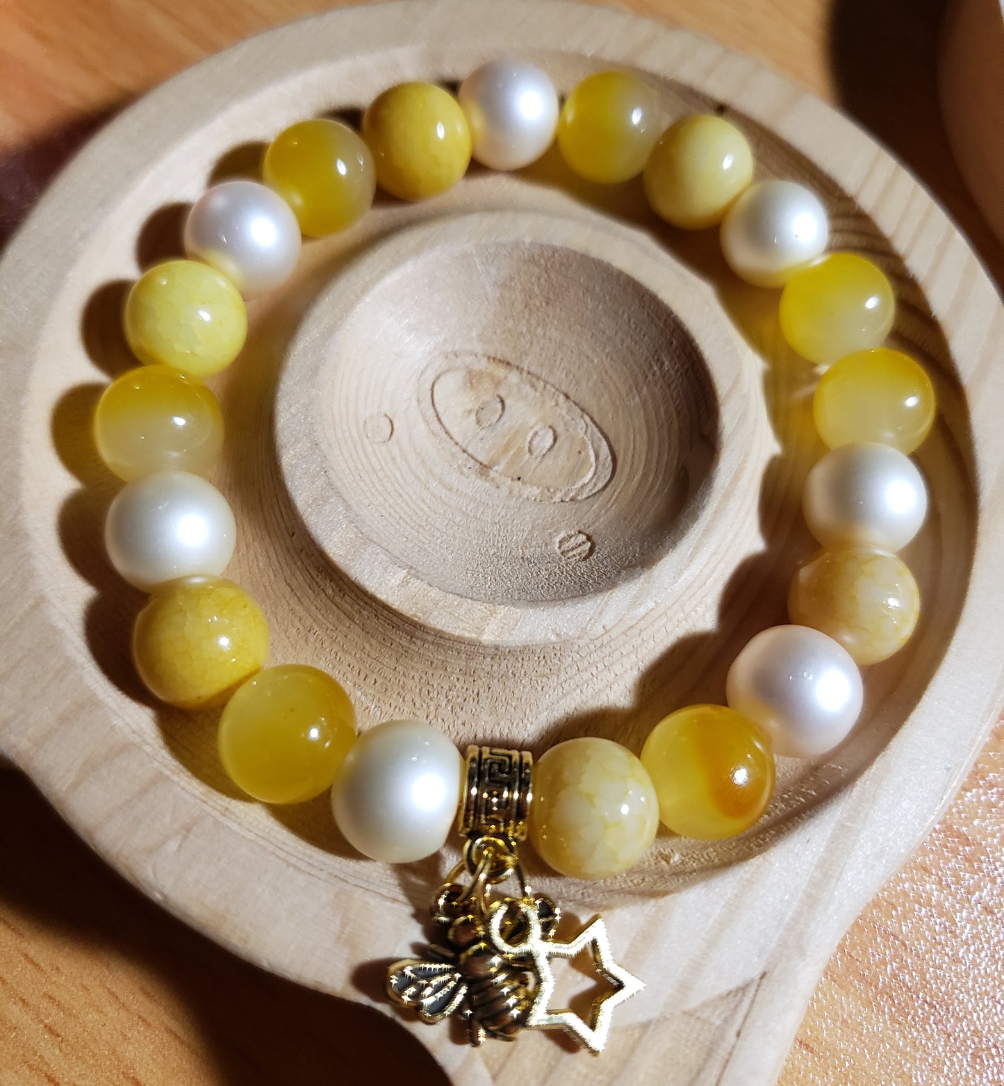 Yellow Bee Bracelet