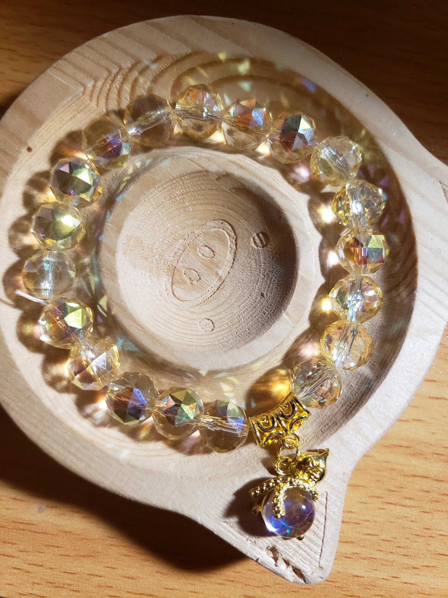 Glass crystal bracelets 1&2