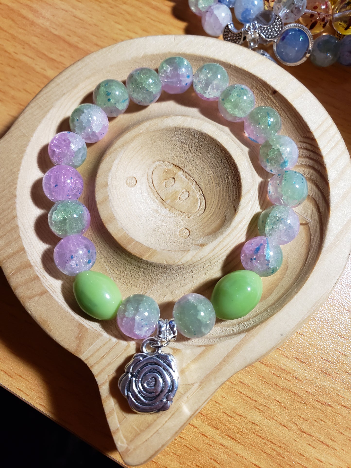 Watermelon rose bracelets 1&2