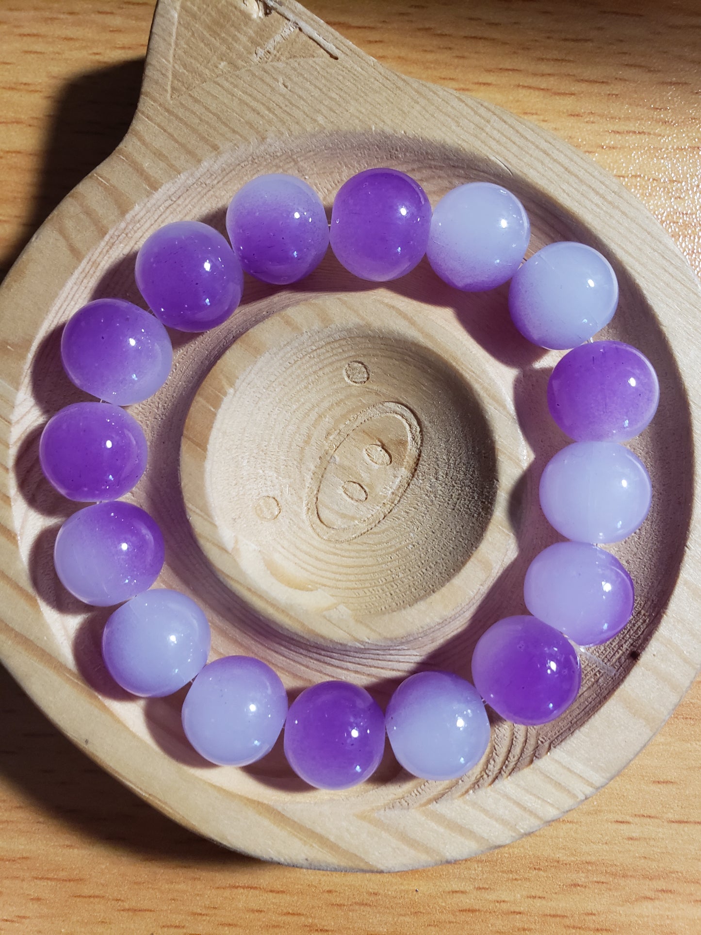 Chunky purple bracelet