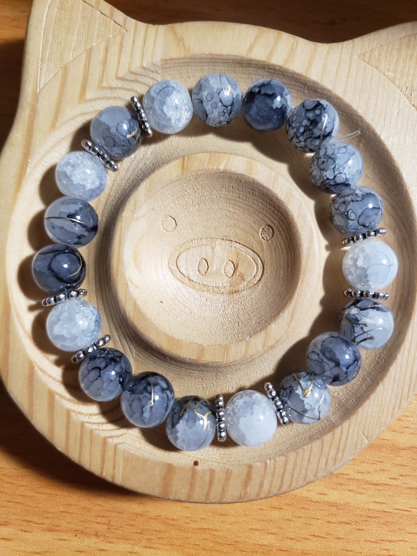 Dark shiny bracelets 1&2