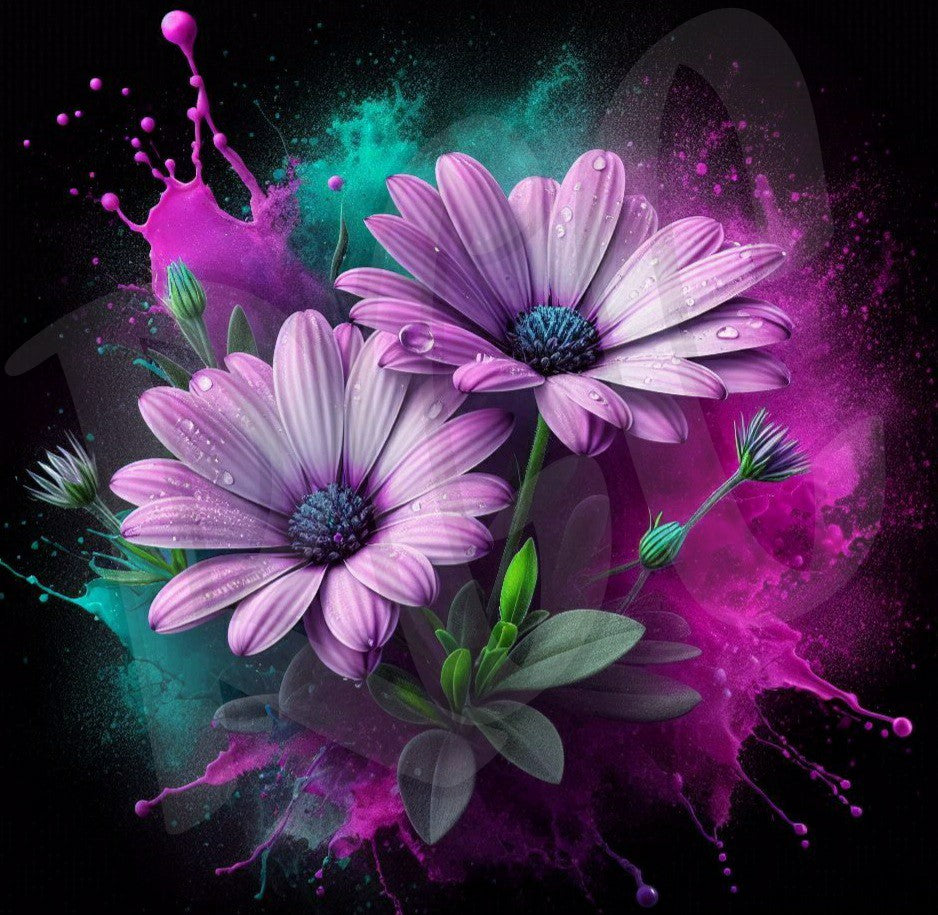 Purple Daisies