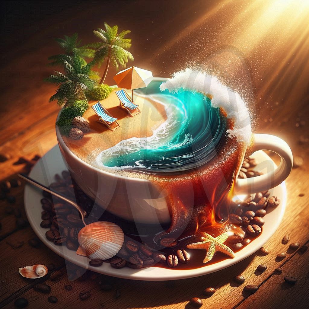 Island in a cup