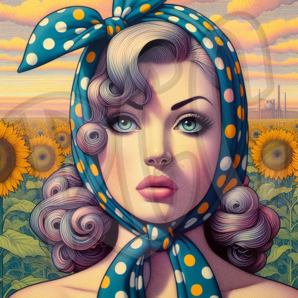 Polka Dots & Sunflowers