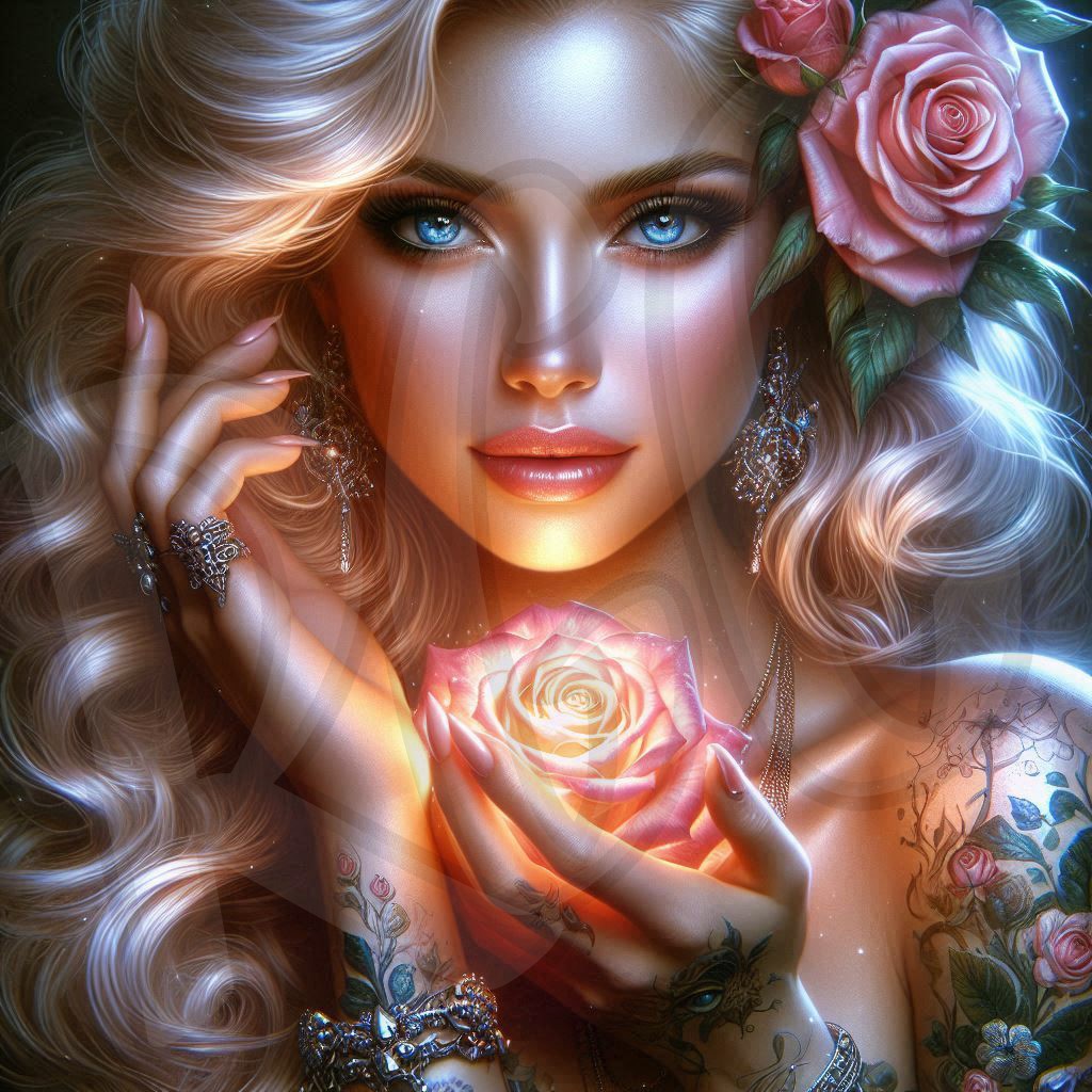 Glowing Rose