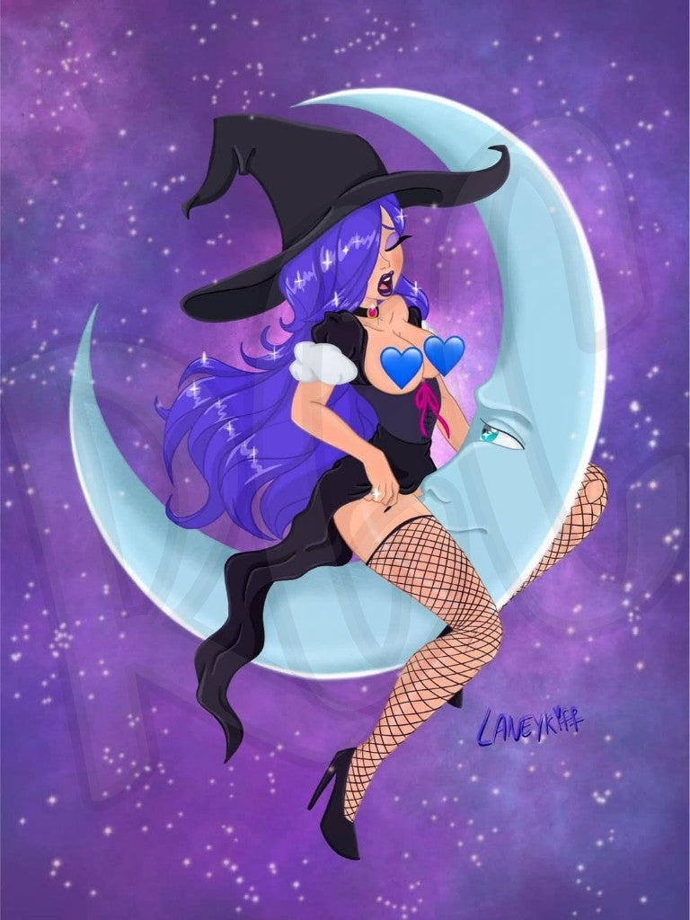Witch on Moon