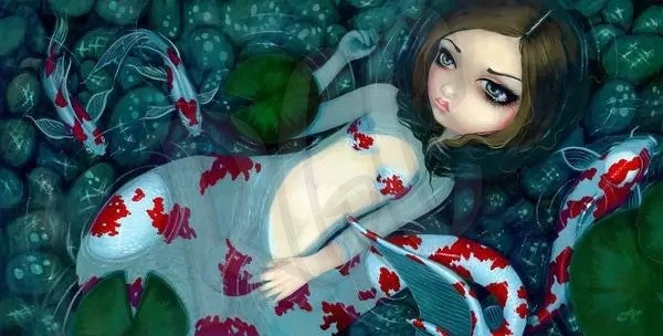 Daydreaming Koi Mermaid