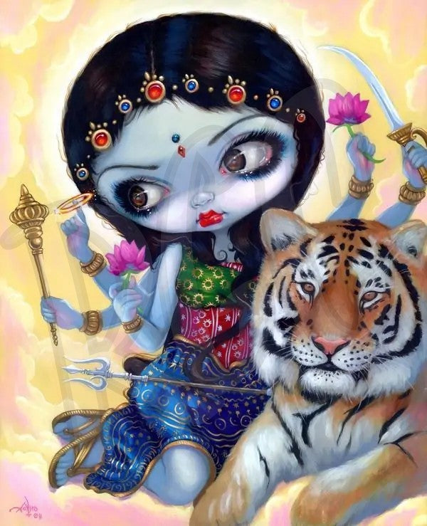 Durga and the Tiger