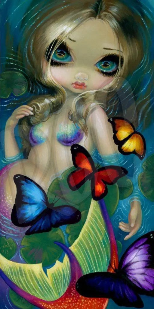 Mermaid with Butterflies