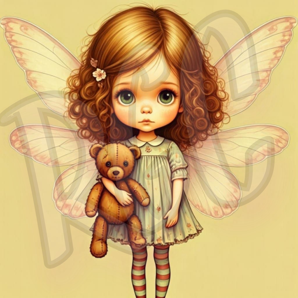 Little fairy & Teddy