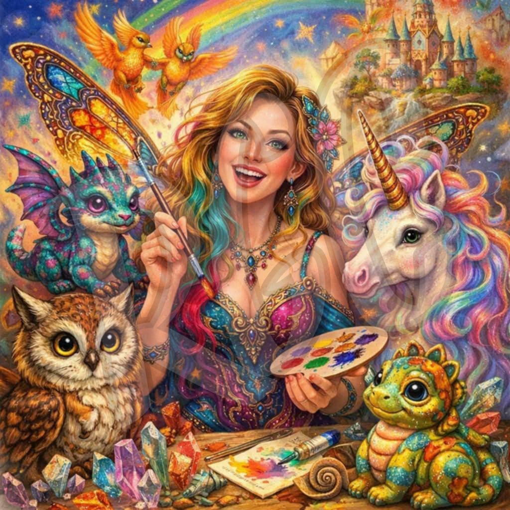 Painting with Magical Animals