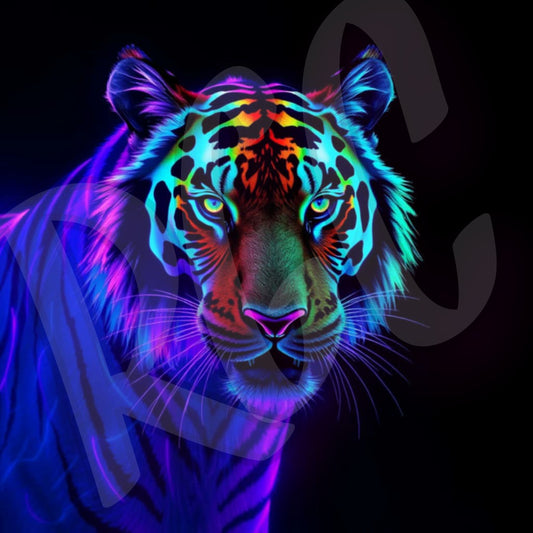 Neon tiger