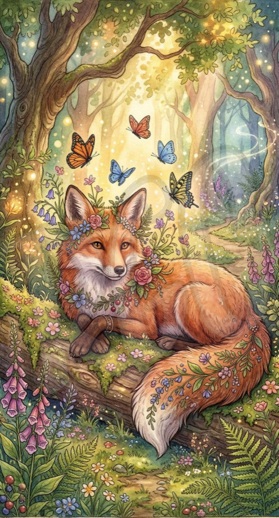 Butterflies & the Forest Fox