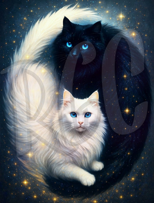 Ying Yang Cat