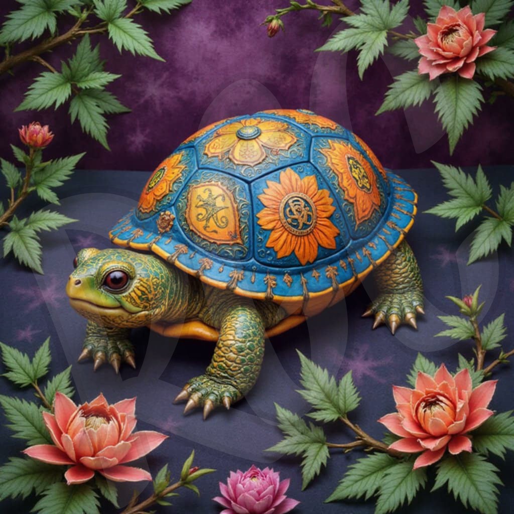 Floral Turtle