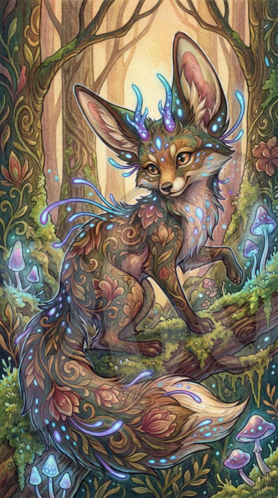 Glowtail Forest Spirit