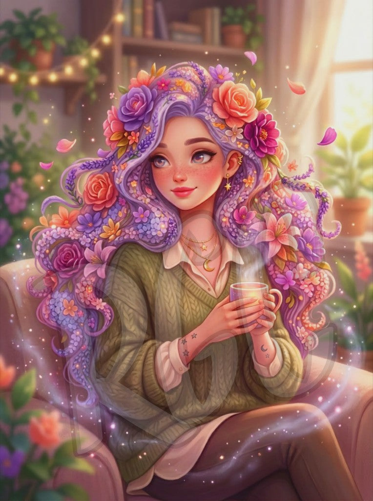 Blossom Serenity (Full Shimmer Drill Kit)