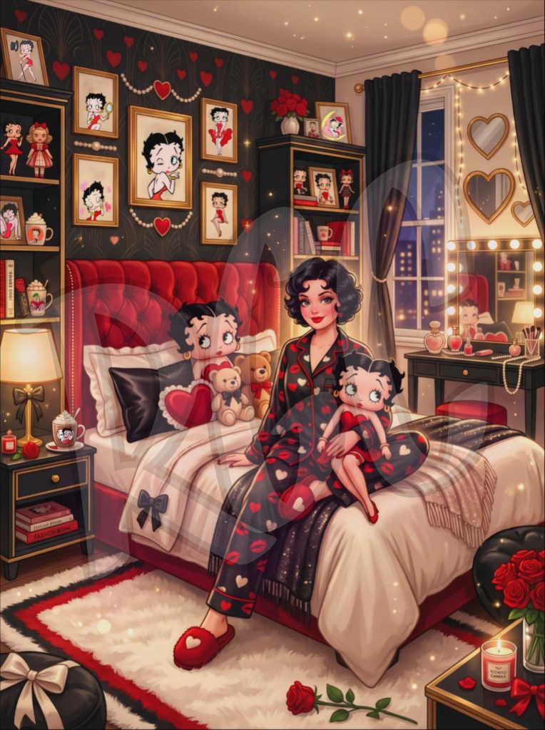 Vintage Pin-Up Room