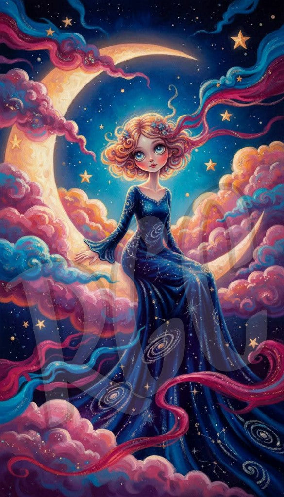 Colorful Clouds & A Starry Dress