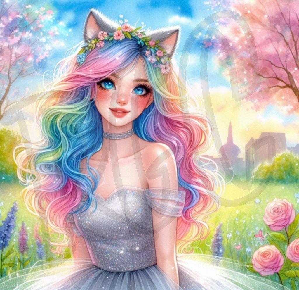 Colorful Kitten Girls Collection 1