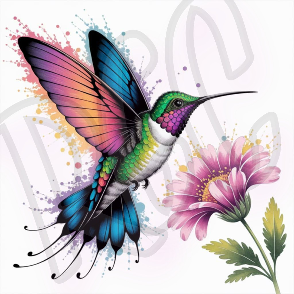 Flying Hummingbird