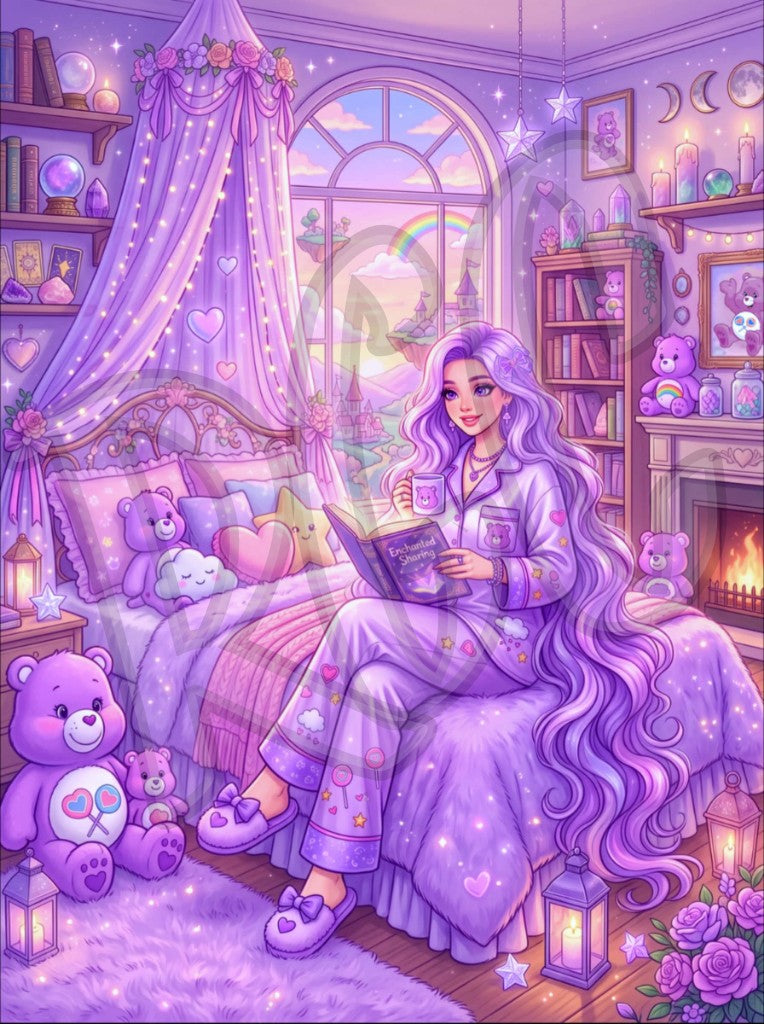 Lilac Bear Room