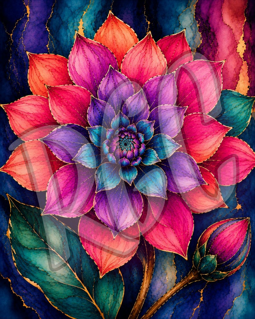 Kaleidoscope Dahlia
