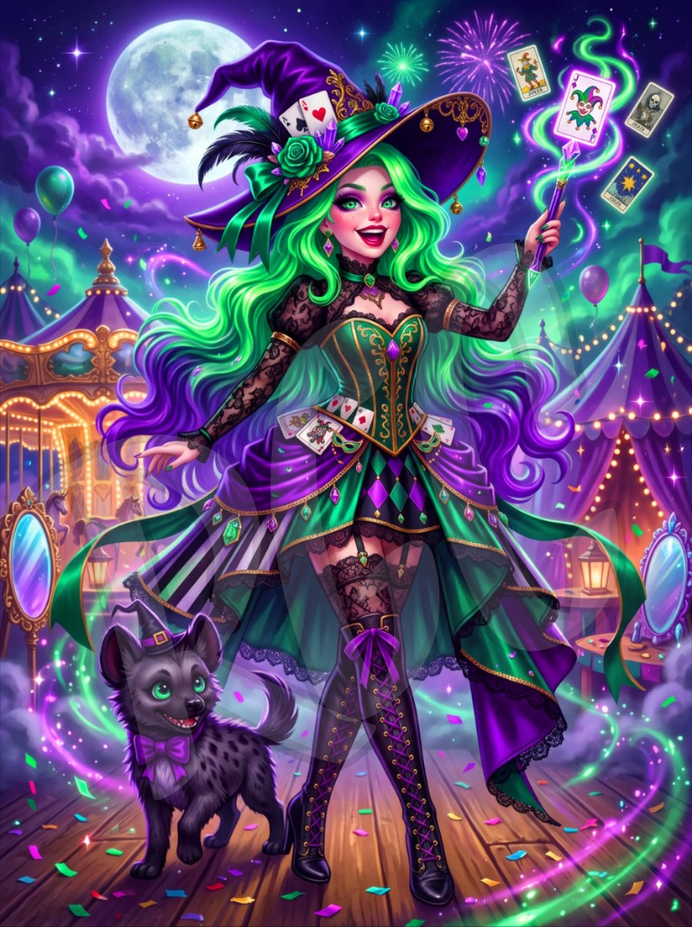 Joker Witch (Hand-Rendered)