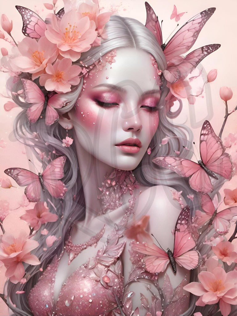 The Pink Butterfly Muse