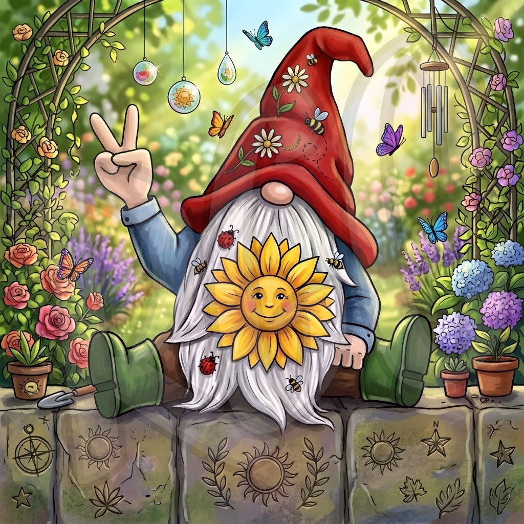 Sunflower Gnome