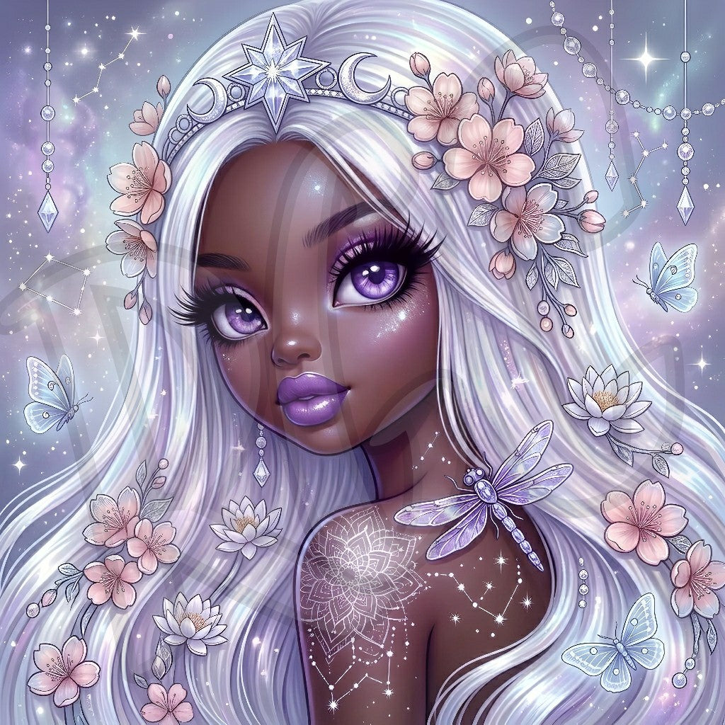 Celestial Moonflower Goddess