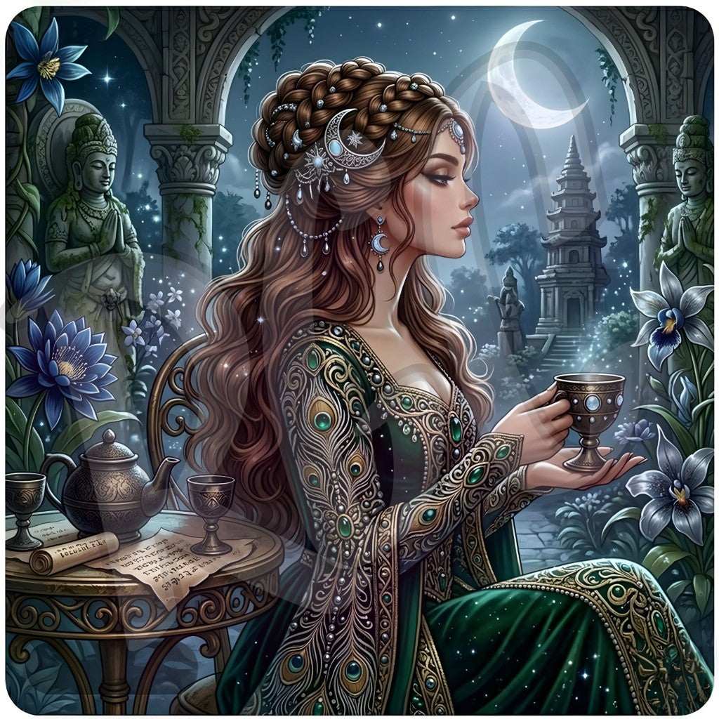 Moonlit Emerald Enchantment