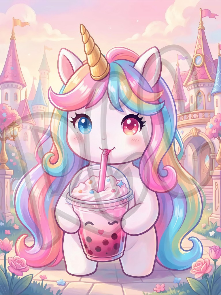Unicorn Bubble Tea Dreams