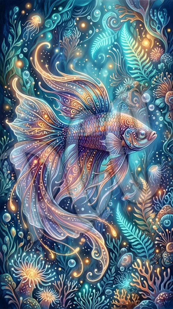 Enchanted Ocean Jewel Fish