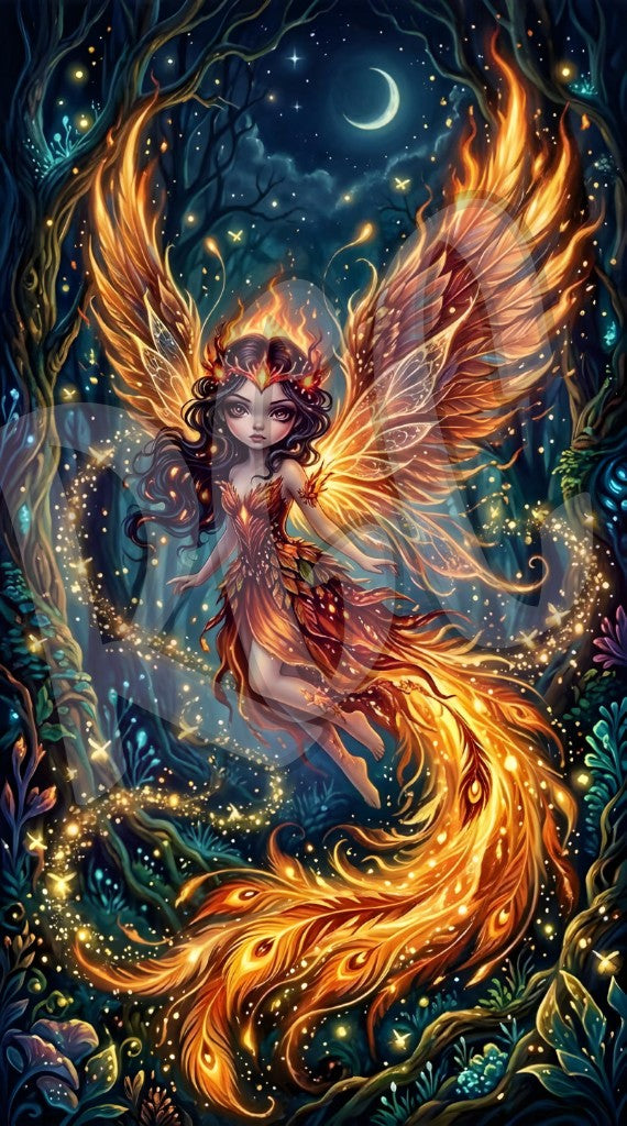 Flamewing Phoenix Fairy