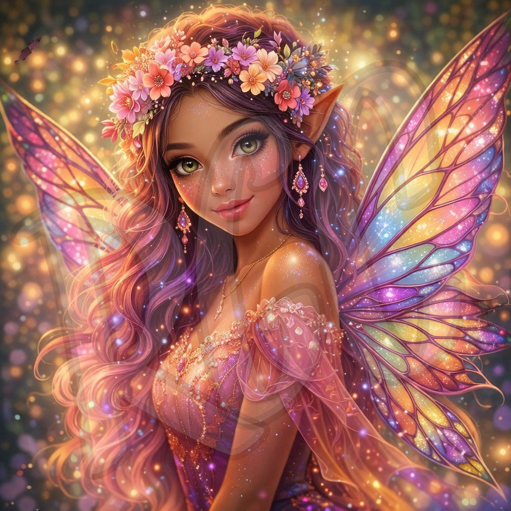 Radiant Fairy in Enchanted Flora