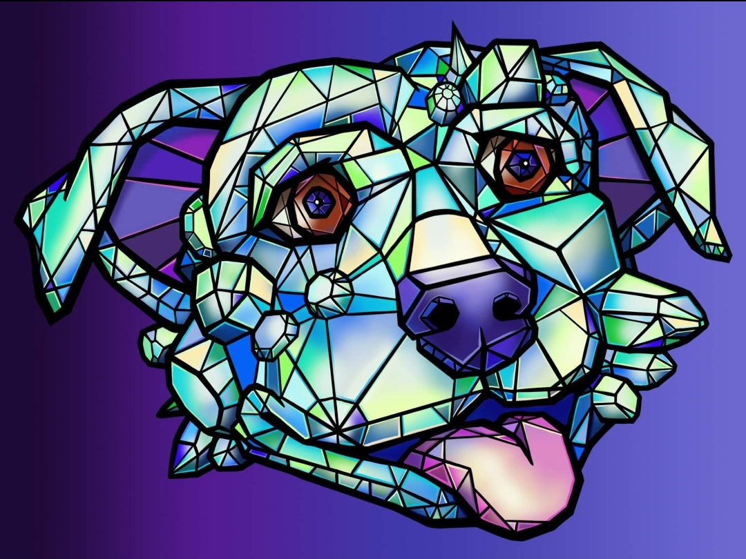 Crystal dog
