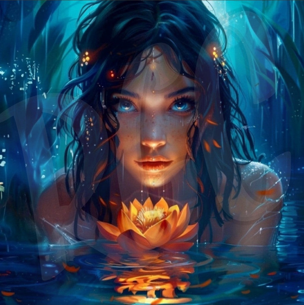 Fire Glowing Lotus