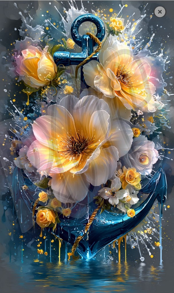 Flowers around Anchor