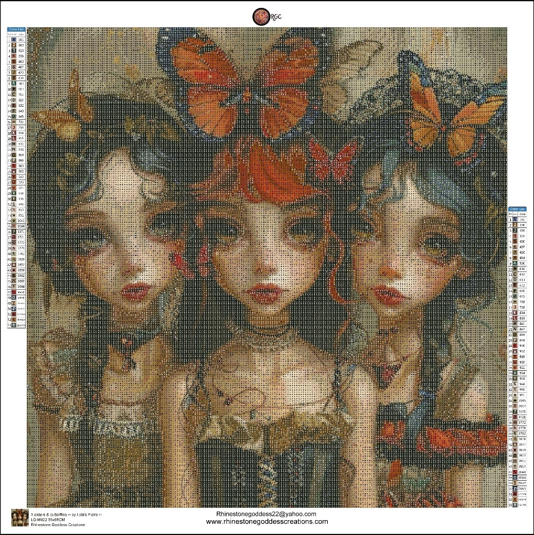 3 sisters & butterflies