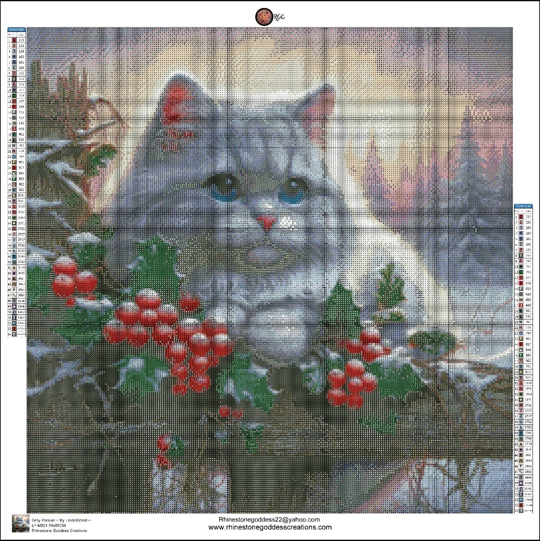 Gray persian