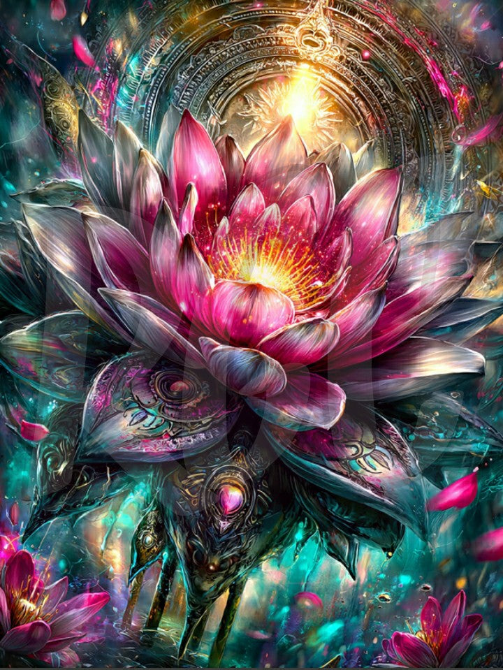 Radiant Lotus Bloom