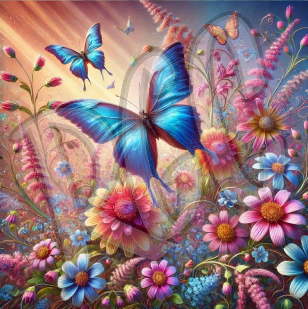 Butterflies & Flowers