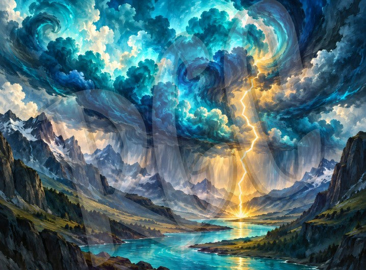 Electric Turquoise Thunder Valley