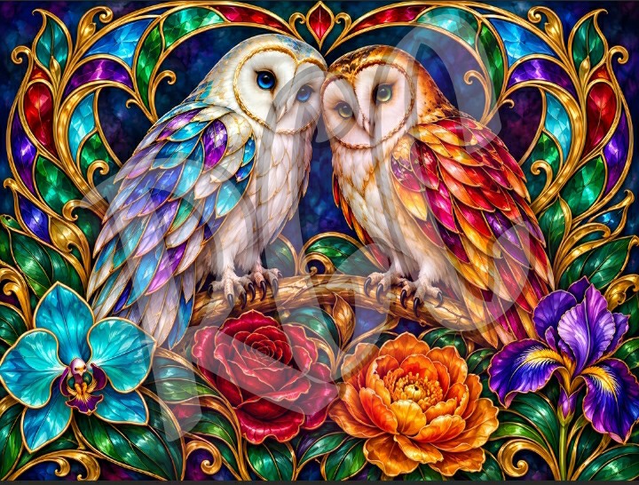 Royal Owl Pair