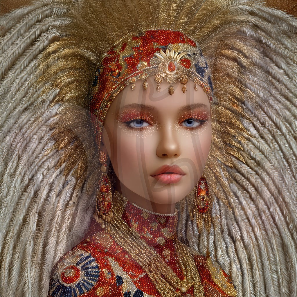 Sequin Series Feathered