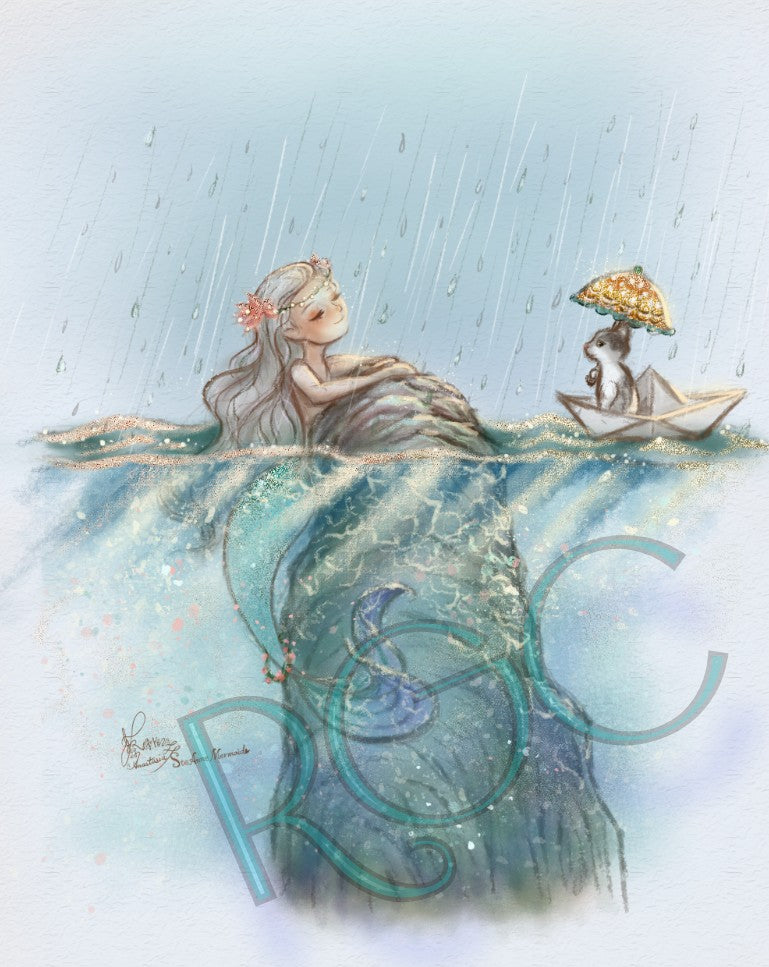 In the rain